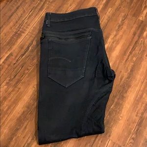 G Star Raw Dark Jeans. 36x34 arc zip 3D slim